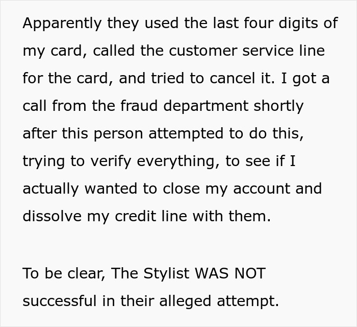 Woman shares a crazy story about her hair stylist after finding a strange shrine related to her hair.