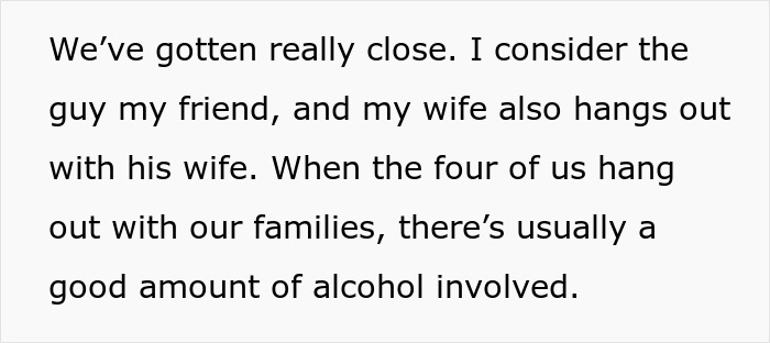 Man debating divorce after wife's validation seeking affects their relationship and family life with friends and alcohol involved.