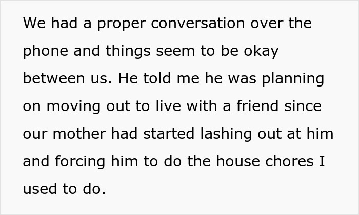 Text about managing chores while attending school, describing burnout and emotional stress from family conflicts. Text about managing chores while attending school, describing burnout and emotional stress from family conflicts.