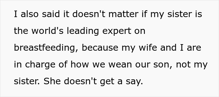Childless Sis Keeps Lecturing Man About Baby Food, Livid When He “Mansplains” Breastfeeding To Her