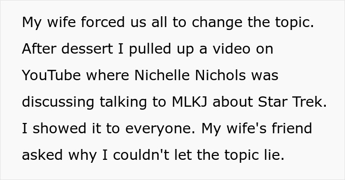 Text excerpt discussing a teacher getting schooled by a kid with a fun fact, and the dad putting her in her place.