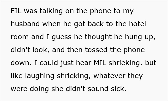 Phone conversation causing tension and ruining family relationship due to lying mother-in-law behavior. Phone conversation causing tension and ruining family relationship due to lying mother-in-law behavior.