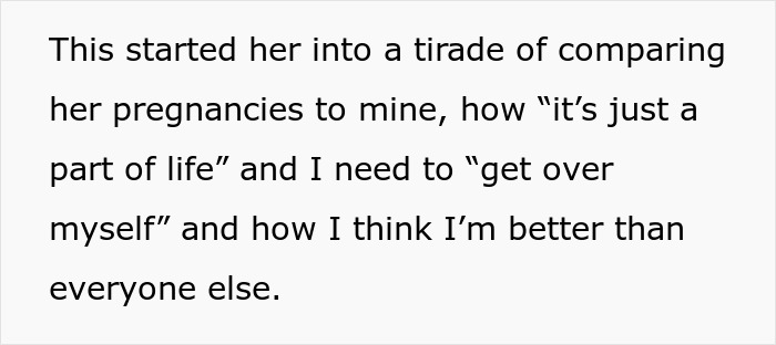 Alt text: Pregnant woman upset over expired food in her pantry, declining meals from mother-in-law causing family tension. Alt text: Pregnant woman upset over expired food in her pantry, declining meals from mother-in-law causing family tension.