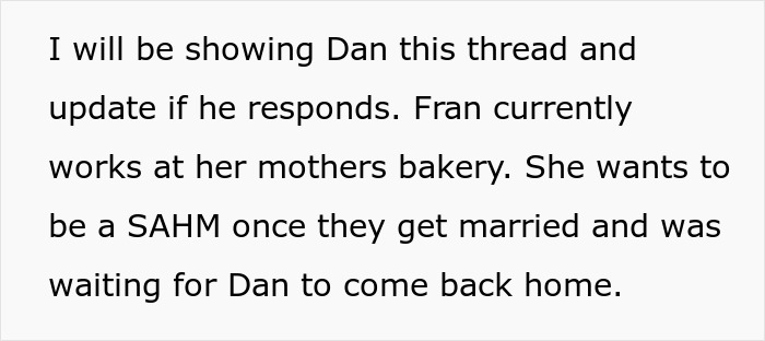 Text excerpt about mom urging son not to marry girlfriend straight after high school causing a long grudge.