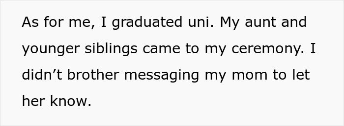 Text excerpt showing a 20-year-old expressing burnout from managing chores with school after graduating university.