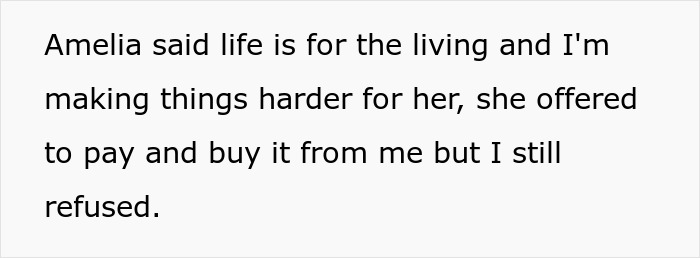 Mom clings to daughter’s wedding dress amid family dispute with older daughter over possession and emotions. Mom clings to daughter’s wedding dress amid family dispute with older daughter over possession and emotions.