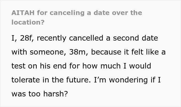 Text excerpt showing a recovering alcoholic canceling a second date that was planned entirely around bars. Text excerpt showing a recovering alcoholic canceling a second date that was planned entirely around bars.