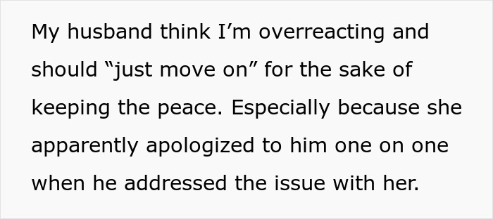 Text about woman horrified that MIL didn't change kid's diaper all day, leading to banning her from visiting.