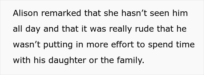 Text excerpt about a lady insulting her sister-in-law’s hubby and becoming tongue-tied when addressing her partner’s indiscretions.