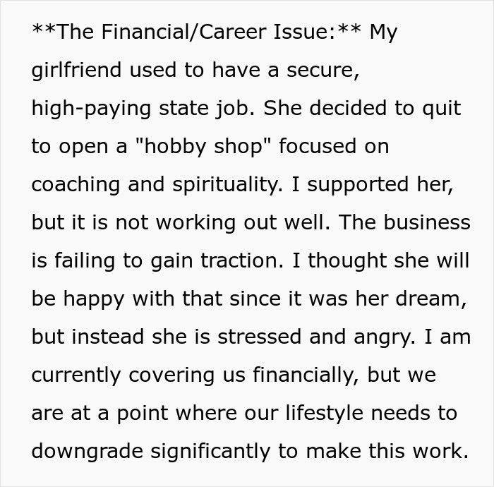 Screenshot of text about girlfriend ATM and finances after she quits her job and demands marriage for security Screenshot of text about girlfriend ATM and finances after she quits her job and demands marriage for security