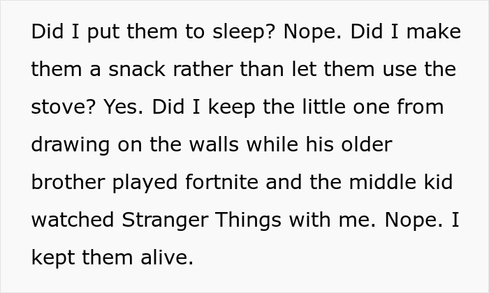 Parents Ghost Babysitter Bro, Throw A Tantrum When They Come Home To Chaos