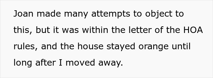 Text excerpt describing an HOA president’s power-trip and harassment incident involving a couple and neighborhood rules enforcement. Text excerpt describing an HOA president’s power-trip and harassment incident involving a couple and neighborhood rules enforcement.