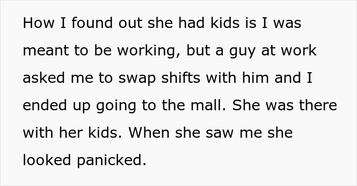 Man wonders if he was wrong for dumping his girlfriend after discovering she has kids unexpectedly. Man wonders if he was wrong for dumping his girlfriend after discovering she has kids unexpectedly.