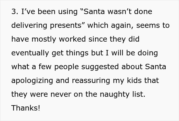 Woman Gobsmacked After Fam Refuses To Give Her “Spoiled” Kids Xmas Presents Woman Gobsmacked After Fam Refuses To Give Her “Spoiled” Kids Xmas Presents