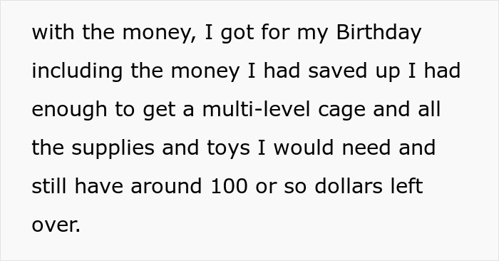 Teen buys multi-level cage and toys to give gifted chinchillas a proper life, refusing to settle for the bare minimum. Teen buys multi-level cage and toys to give gifted chinchillas a proper life, refusing to settle for the bare minimum.