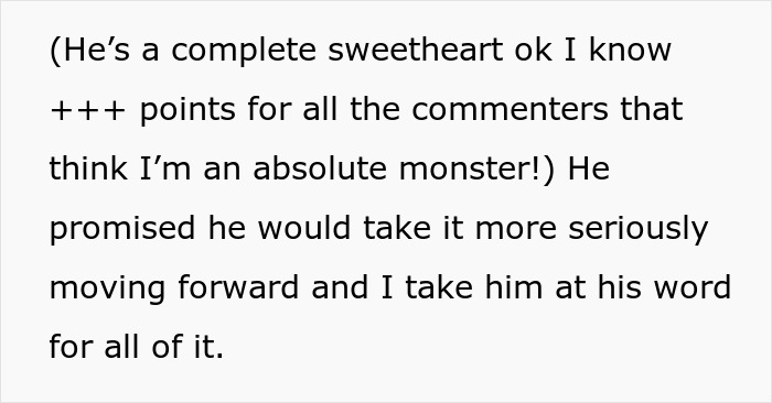 Text excerpt showing a woman’s frustration with her man’s lovey-dovey morning kisses and repeated I love yous.