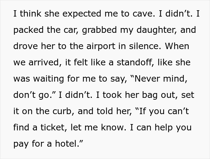 Alt text: Mother and daughter facing airport trip drama as they share a tense moment before departure. Alt text: Mother and daughter facing airport trip drama as they share a tense moment before departure.