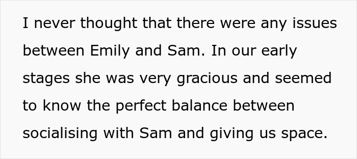 Text excerpt about a woman fabricating evidence of cheating to convince her friend to dump boyfriend, plan backfires.