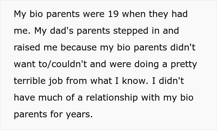 Text excerpt describing a teen explaining why they refuse to live with bio parents who abandoned them as a kid. Text excerpt describing a teen explaining why they refuse to live with bio parents who abandoned them as a kid.