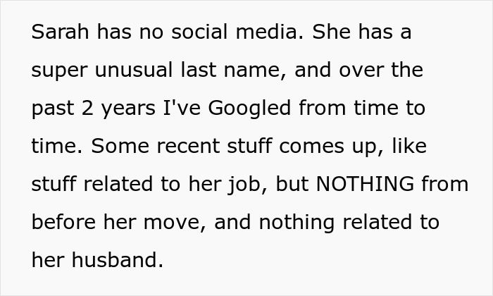 Text about unusual search results revealing no past or social media, illustrating a simple Venmo search uncovering a fiancée’s fabricated past. Text about unusual search results revealing no past or social media, illustrating a simple Venmo search uncovering a fiancée’s fabricated past.