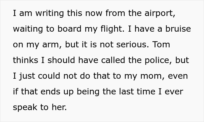 Text message on screen about a woman discovering she’s engaged to her first cousin after a shocking family Christmas. Text message on screen about a woman discovering she’s engaged to her first cousin after a shocking family Christmas.