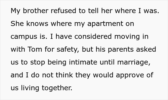 Text excerpt discussing family tensions and relationship boundaries after discovering she’s engaged to her first cousin. Text excerpt discussing family tensions and relationship boundaries after discovering she’s engaged to her first cousin.