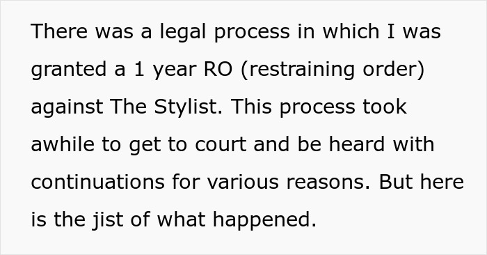 Woman shares an unusual story about her hair stylist after discovering a strange shrine related to her hair.