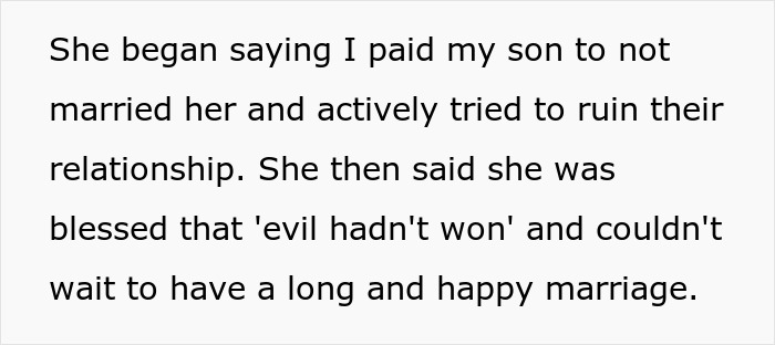 Alt text:
Text about mom urging son not to marry girlfriend after high school, causing a grudge for years from fiancée. Alt text:
Text about mom urging son not to marry girlfriend after high school, causing a grudge for years from fiancée.