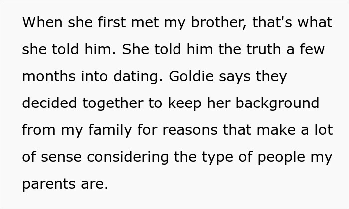 Text excerpt discussing a fiancée's fabricated past revealed through a simple Venmo search including her widow status. Text excerpt discussing a fiancée's fabricated past revealed through a simple Venmo search including her widow status.