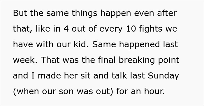Text excerpt discussing family conflicts and communication about money with a stepson in a college family setting. Text excerpt discussing family conflicts and communication about money with a stepson in a college family setting.