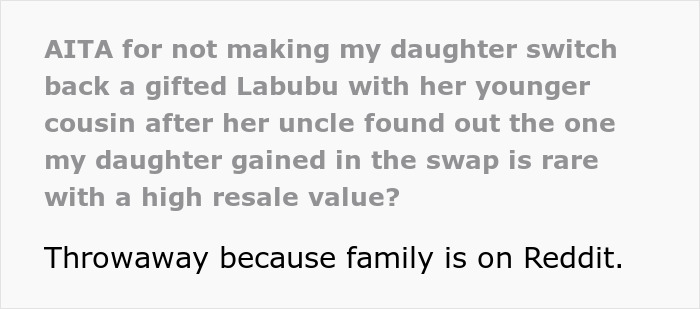 Family Drama Erupts After 12-Year-Old Gets Rare Labubu Christmas Gift Worth $170 Family Drama Erupts After 12-Year-Old Gets Rare Labubu Christmas Gift Worth $170