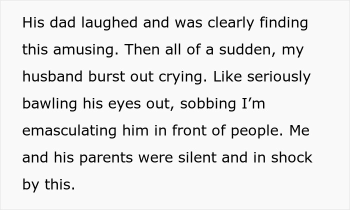 Husband throws full-blown tantrum crying loudly after wife refuses to do as he demands in front of family. Husband throws full-blown tantrum crying loudly after wife refuses to do as he demands in front of family.