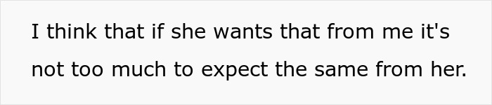 Text image showing the quote about a woman demanding her swimmer boyfriend look like her friend’s partner and his response. Text image showing the quote about a woman demanding her swimmer boyfriend look like her friend’s partner and his response.