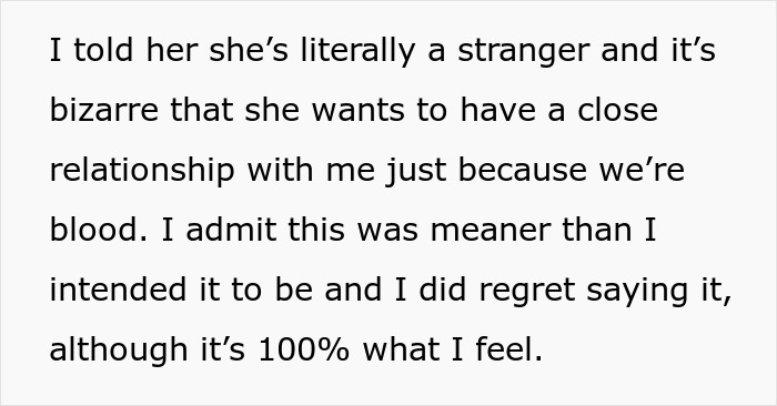 Teen expresses hurt and rejection when bio mom appears after 16 years expecting a close relationship based on blood ties. Teen expresses hurt and rejection when bio mom appears after 16 years expecting a close relationship based on blood ties.
