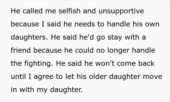 Woman Stands Firm After Hubs Demands Bedroom Swap To Fix His Daughters’ Constant Fighting Woman Stands Firm After Hubs Demands Bedroom Swap To Fix His Daughters’ Constant Fighting
