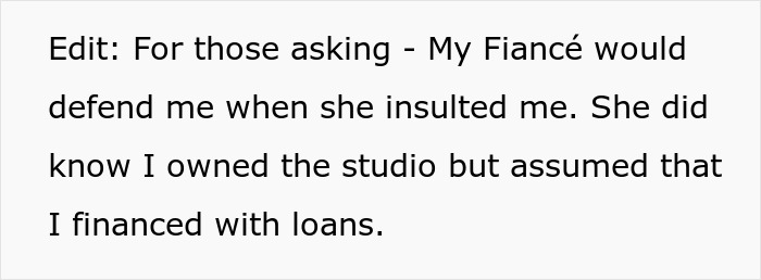 Text excerpt about a woman hiding her finances from her mother-in-law and the financial misunderstanding involved.