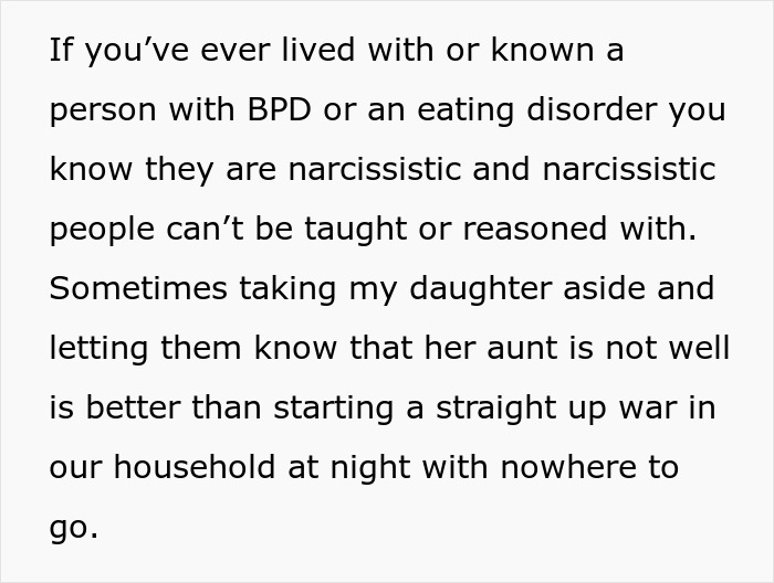 Text discussing a woman who steals her 5-year-old niece’s skirt and lies when caught red-handed. Text discussing a woman who steals her 5-year-old niece’s skirt and lies when caught red-handed.