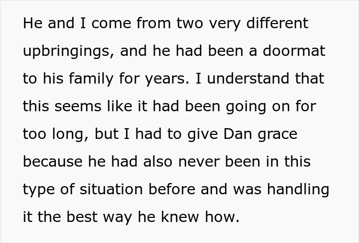 Text excerpt describing a strained family relationship involving a son, mother-in-law conflict, and hospital incident leading to no-contact. Text excerpt describing a strained family relationship involving a son, mother-in-law conflict, and hospital incident leading to no-contact.