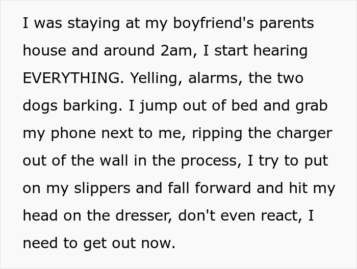 Text excerpt describing a woman triggered by her boyfriend’s family’s traumatizing Christmas tradition, causing distress. Text excerpt describing a woman triggered by her boyfriend’s family’s traumatizing Christmas tradition, causing distress.