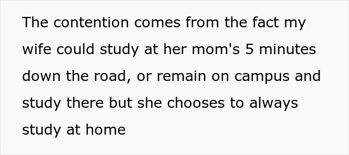 Text discussing dad struggling to keep toddler from mom while she tries to study at home instead of elsewhere. Text discussing dad struggling to keep toddler from mom while she tries to study at home instead of elsewhere.