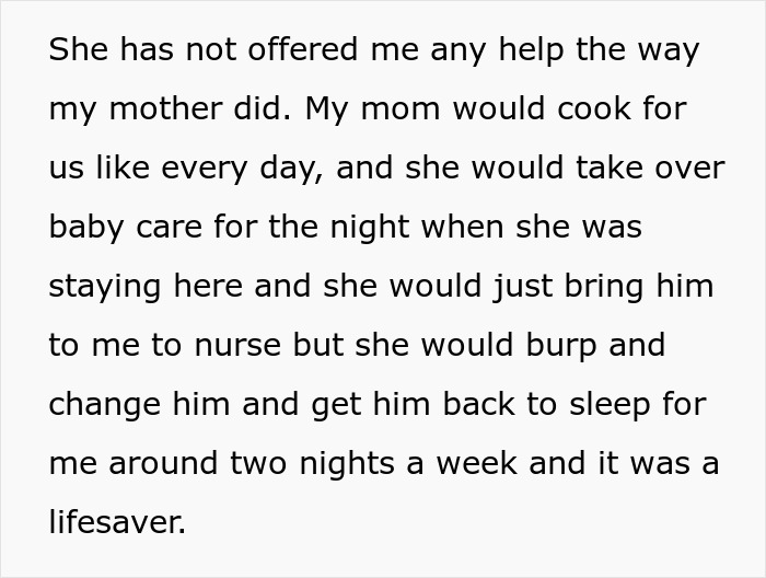 Alt text: New mom explains lack of support from husband's in-laws in baby care and how it affected her experience. Alt text: New mom explains lack of support from husband's in-laws in baby care and how it affected her experience.