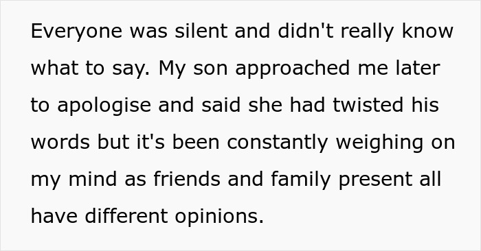 Text about a mom urging her son not to marry his girlfriend straight after high school, causing a grudge. Text about a mom urging her son not to marry his girlfriend straight after high school, causing a grudge.