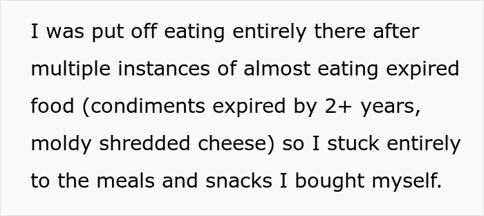 Text describing expired food experiences in a pantry, highlighting spoiled items like moldy cheese and old condiments. Text describing expired food experiences in a pantry, highlighting spoiled items like moldy cheese and old condiments.