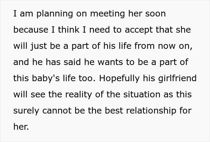 Text excerpt discussing concerns about co-parenting challenges after a bipolar man leaves pregnant wife for a young lover. Text excerpt discussing concerns about co-parenting challenges after a bipolar man leaves pregnant wife for a young lover.