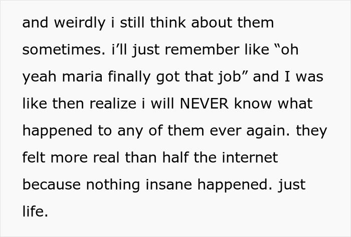 Text excerpt about a guy emotionally invested after being added to a random family group chat for months. Text excerpt about a guy emotionally invested after being added to a random family group chat for months.