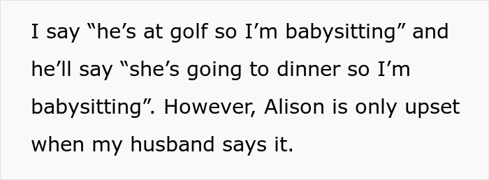 Text about a lady insulting SIL's hubby and getting tongue-tied over her partner’s indiscretions.