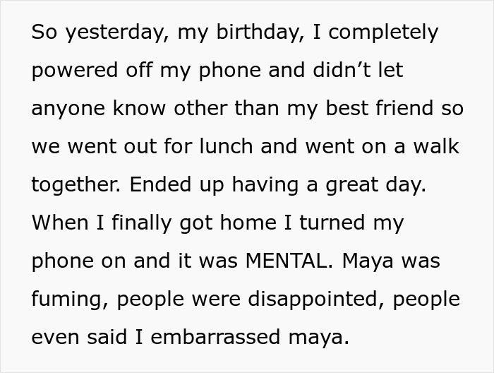 Woman blasted for skipping birthday party organized by sister due to ex being invited, causing disappointment and tension.