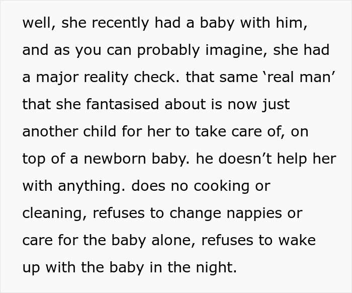 New Mom Saddled With &ldquo;Real Man&rdquo; Who Never Helps, Sis Calls It Payback For Insulting Her Kind Hubby
