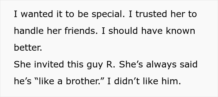 Text excerpt describing a girlfriend and her male bestie planning a cruel prank to humiliate boyfriend for laughs. Text excerpt describing a girlfriend and her male bestie planning a cruel prank to humiliate boyfriend for laughs.
