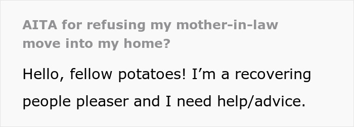 Woman expressing frustration as wife is done with hubs&rsquo; relatives living with them, refusing to house his mommy at home.